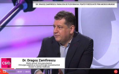 Dr. Dragoș Zamfirescu: Paralizia de plex brahial poate fi corectată prin microchirurgie